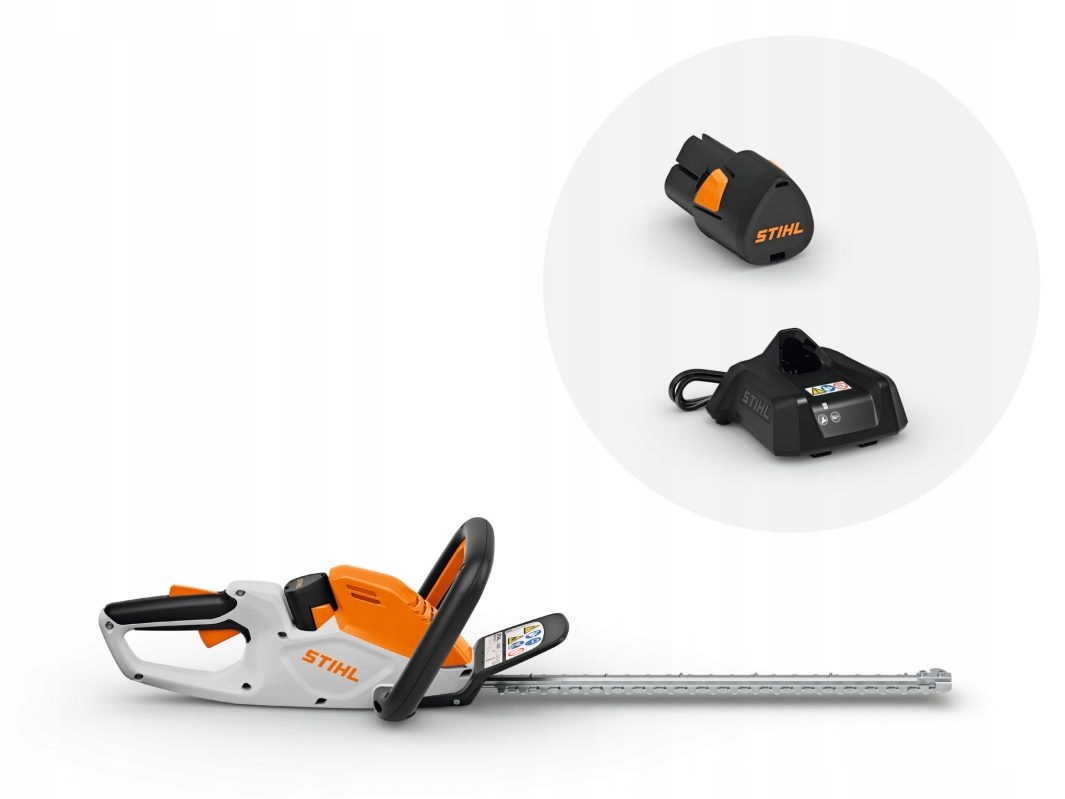 Akumulátorové elektrické nožnice na živý plot Stihl HSA 30.0 10V pre živý plot s dobou 45 cm